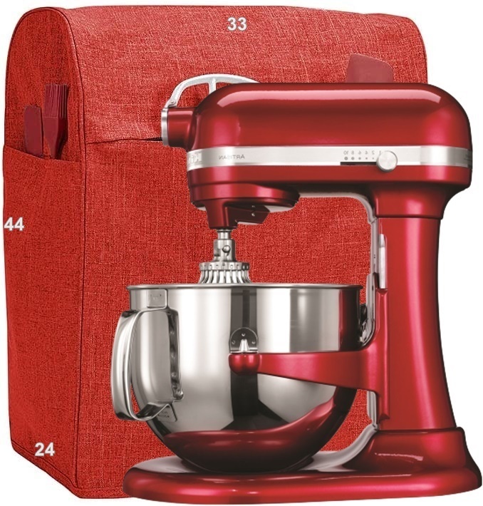 כיסוי אדום איכותי למיקסר Kitchenaid לדגם 7580