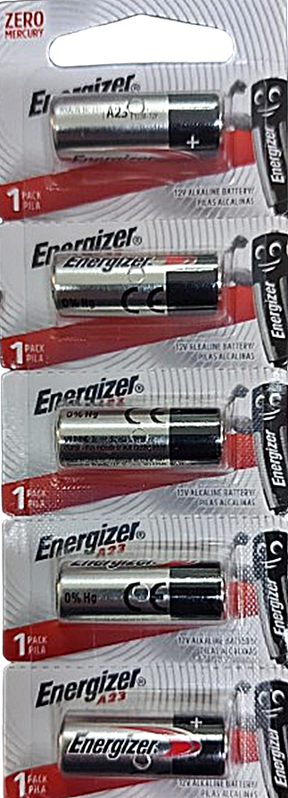 סוללה 12V אנרג’ייזר Energizer E23A מארז 5 סוללות