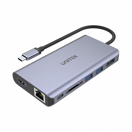 תחנת עגינה אוניברסלית UNITEK uHUB S7+ 7 in 1 USB-C D1056A