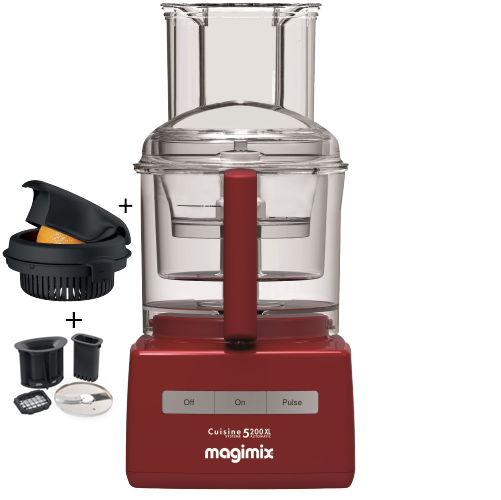 מעבד מזון 3.6 ליטר MAGIMIX CS5200JXL PREMIUM - אדום