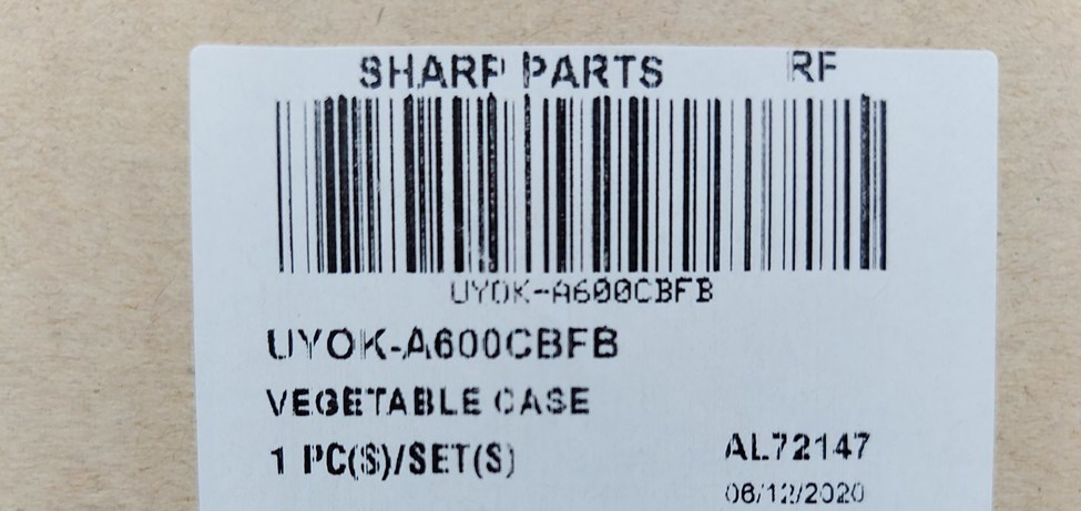 מגירת ירקות למקרר SHARP SJ-2255/SJ2249B-מקורי שארפ